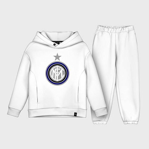 Детский костюм оверсайз Inter FC / Белый – фото 1