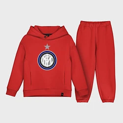 Детский костюм оверсайз Inter FC, цвет: красный