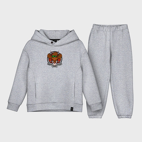 Детский костюм оверсайз Biker Mice from Mars Throttle / Меланж – фото 1