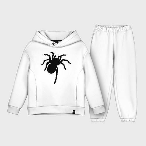 Детский костюм оверсайз Черный паук / Белый – фото 1