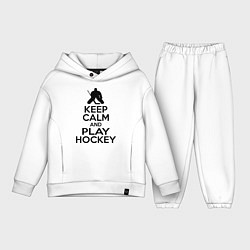 Детский костюм оверсайз Keep Calm & Play Hockey