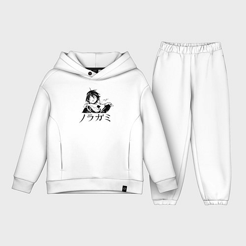 Детский костюм оверсайз Бездомный Бог / Белый – фото 1