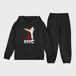 Детский костюм оверсайз Kudo, цвет: черный