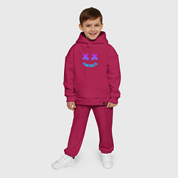 Детский костюм оверсайз FORTNITE x MARSHMELLO, цвет: маджента — фото 2