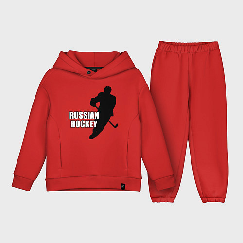 Детский костюм оверсайз Russian Red Hockey / Красный – фото 1