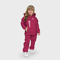 Детский костюм оверсайз MASS EFFECT N7, цвет: маджента — фото 2
