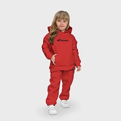 Детский костюм оверсайз HONDA, цвет: красный — фото 2
