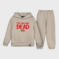 Детский костюм оверсайз The walking Dead AMC, цвет: миндальный