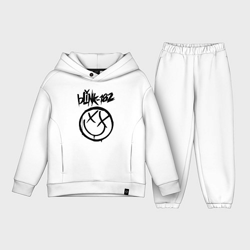 Детский костюм оверсайз BLINK-182 / Белый – фото 1
