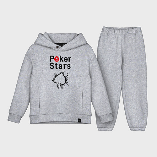 Детский костюм оверсайз Poker Stars / Меланж – фото 1