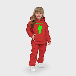 Детский костюм оверсайз BILLIE EILISH, цвет: красный — фото 2
