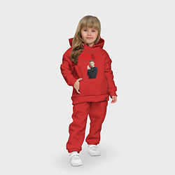 Детский костюм оверсайз ЕГОР КРИД - FAMILY, цвет: красный — фото 2
