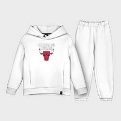 Детский костюм оверсайз CHICAGO BULLS, цвет: белый
