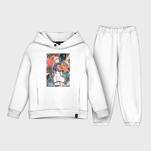 Детский костюм оверсайз Apex Legends Wattson / Белый – фото 1