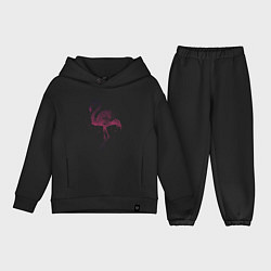 Детский костюм оверсайз Flamingo, цвет: черный