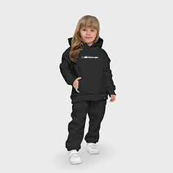 Детский костюм оверсайз БМВ Мотоспорт, цвет: черный — фото 2