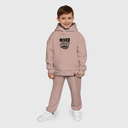 Детский костюм оверсайз МЧПВ, цвет: пыльно-розовый — фото 2