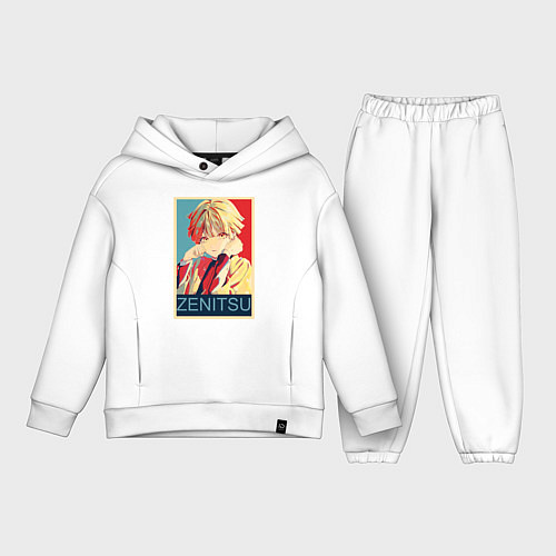 Детский костюм оверсайз Зеницу Агацума / Белый – фото 1