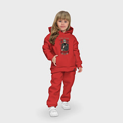 Детский костюм оверсайз Достоевский: бери топор, цвет: красный — фото 2