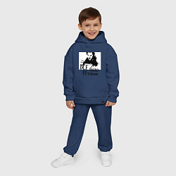 Детский костюм оверсайз Все было не зря, цвет: тёмно-синий — фото 2