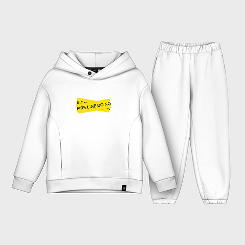 Детский костюм оверсайз OFF-WHITE / Белый – фото 1