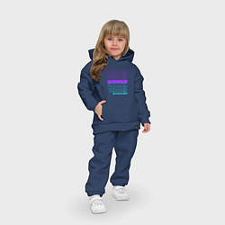 Детский костюм оверсайз PAYTON MOORMEIER - ТИКТОК, цвет: тёмно-синий — фото 2