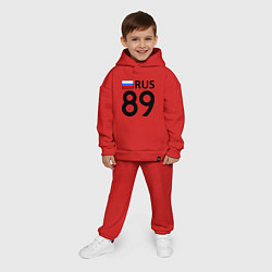 Детский костюм оверсайз RUS 89, цвет: красный — фото 2
