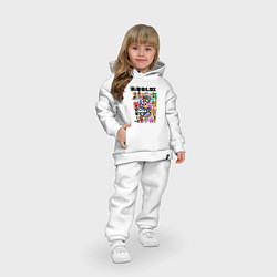 Детский костюм оверсайз ROBLOX PIGGY, цвет: белый — фото 2