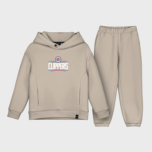 Детский костюм оверсайз Los Angeles Clippers / Миндальный – фото 1