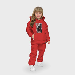 Детский костюм оверсайз Garou, цвет: красный — фото 2