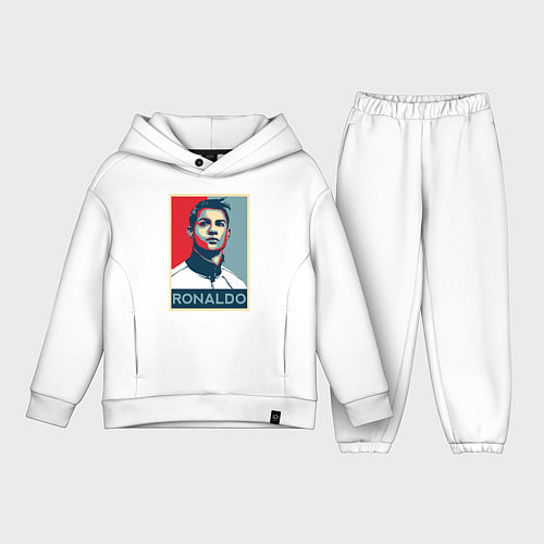 Детский костюм оверсайз CRISTIANO RONALDO / Белый – фото 1