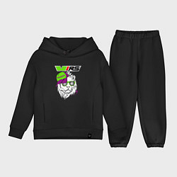 Детский костюм оверсайз Skoda RS Шкода РС Z, цвет: черный