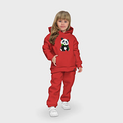 Детский костюм оверсайз Животные, цвет: красный — фото 2