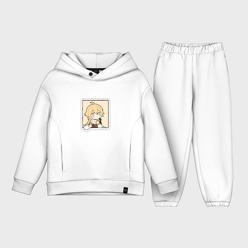 Детский костюм оверсайз Путешественник / Белый – фото 1