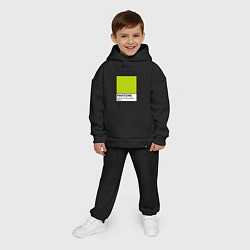 Детский костюм оверсайз Shrek: Pantone Color, цвет: черный — фото 2