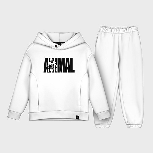 Детский костюм оверсайз ANIMAL ЭНИМАЛ / Белый – фото 1