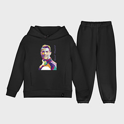 Детский костюм оверсайз Bravo! Ronaldo!, цвет: черный