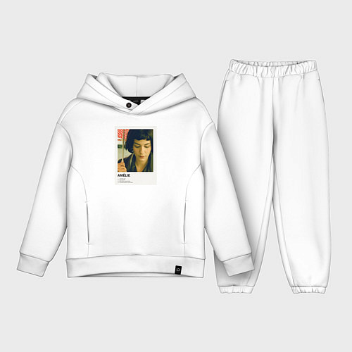 Детский костюм оверсайз Амели / Белый – фото 1