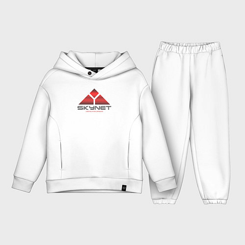 Детский костюм оверсайз Skynet / Белый – фото 1