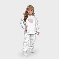 Детский костюм оверсайз Love Belarus, цвет: белый — фото 2