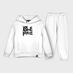 Детский костюм оверсайз One Piece Большой куш лого