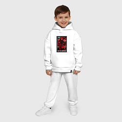 Детский костюм оверсайз Постер За Императора! красны, цвет: белый — фото 2