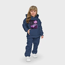 Детский костюм оверсайз Neon Citroen, цвет: тёмно-синий — фото 2