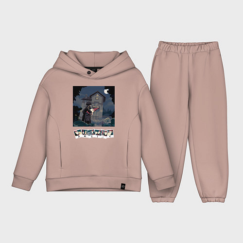 Детский костюм оверсайз Amlie Poulain Амели ночь гном / Пыльно-розовый – фото 1