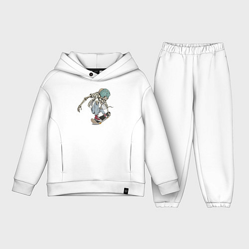 Детский костюм оверсайз Бессмертный Скейтер / Белый – фото 1