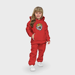 Детский костюм оверсайз Tiger, цвет: красный — фото 2