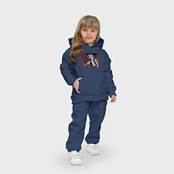 Детский костюм оверсайз Гажил-режим стальной тени, цвет: тёмно-синий — фото 2