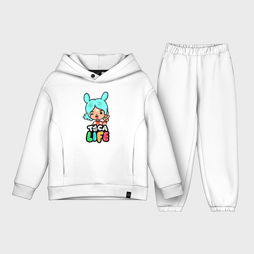 Детский костюм оверсайз Toca Life / Белый – фото 1