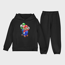 Детский костюм оверсайз Mario Bros, цвет: черный