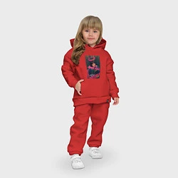 Детский костюм оверсайз 067 Молчаливая Кан Сэ Бёк, цвет: красный — фото 2